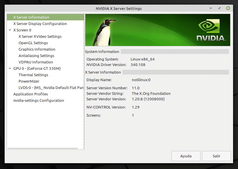2 formas de instalar Drivers NVIDIA desde la consola en Ubuntu / Mint