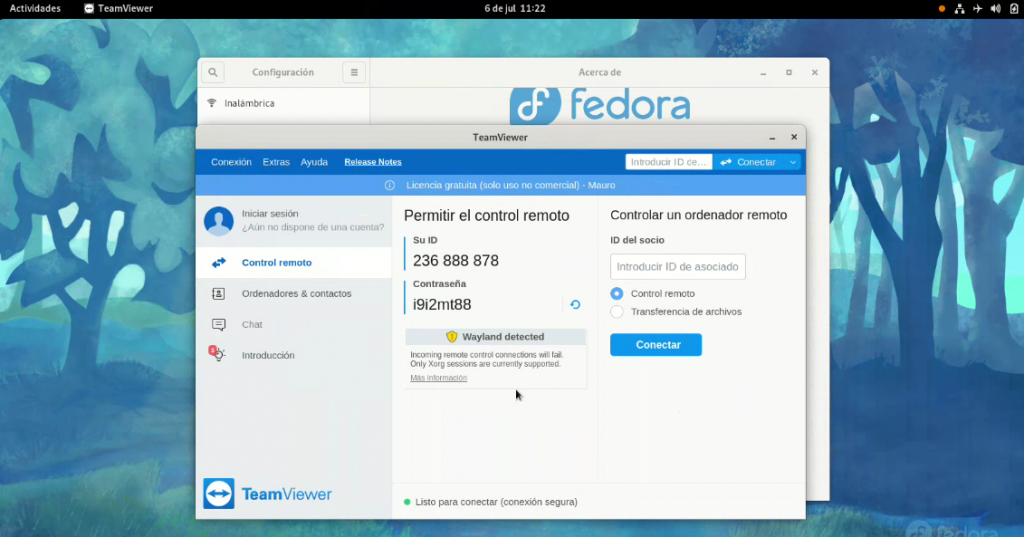 how to install teamviewer in fedora